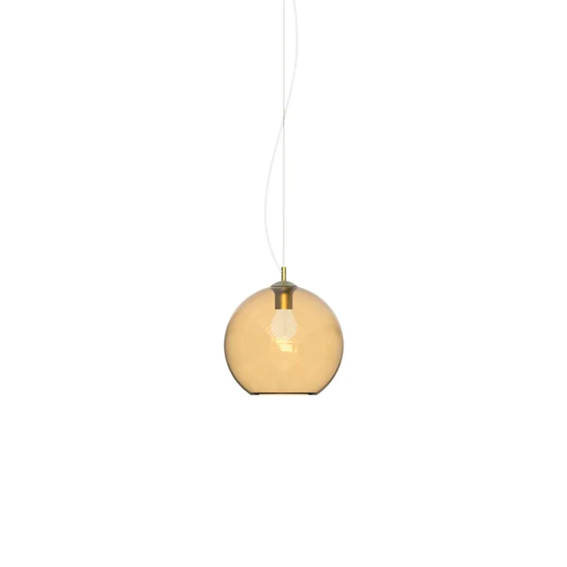 Lampada a sospensione di design in metallo con diffusore in vetro piccolo - 42W - IP20 Di Tendenza