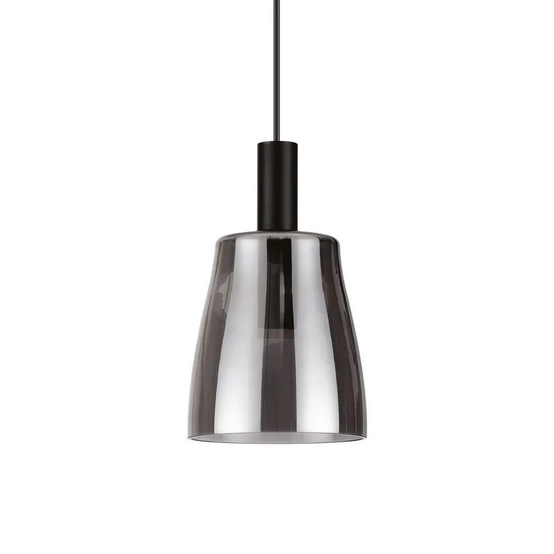 Occasione Imperdibile Lampada a sospensione a led in metallo e diffusore cono in vetro soffiato - 7W - Lumen 550 - 3000k Luce Calda - IP20