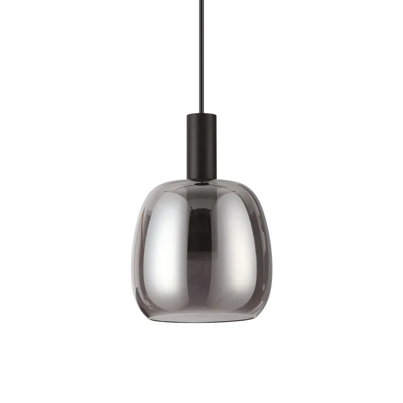 Nuovo Arrivo Lampada a sospensione a led in metallo diffusore boccia in vetro soffiato - 7W - Lumen 550 - 3000k Luce Calda - IP20