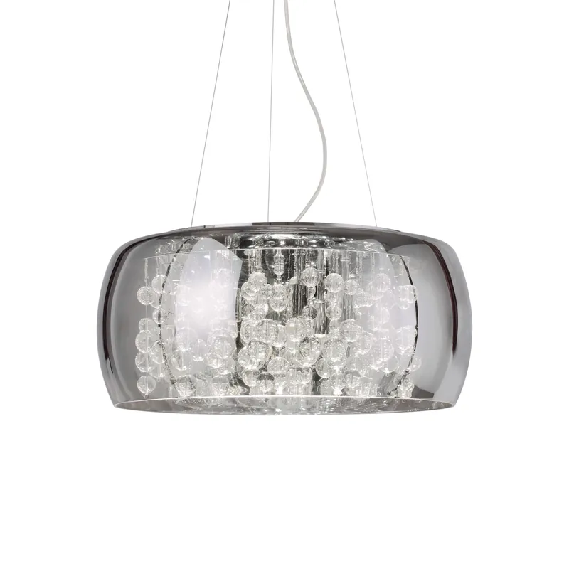 A Buon Prezzo Lampada a sospensione grande con diffusore in vetro con sfere in vetro pendenti - 40W - IP20