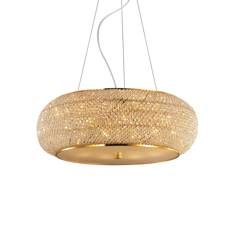 Lampada a sospensione grande elegante con diffusore con perle di cristallo - 40W - IP20 Prezzo Scontato
