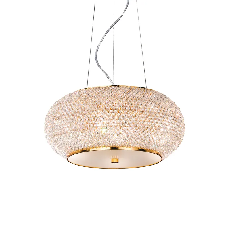 Lampada a sospensione piccola elegante con diffusore con perle di cristallo - 40W - IP20 Popolare