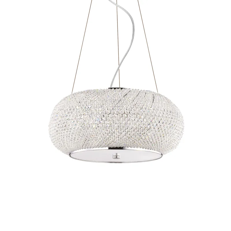 Promozione Lampada a sospensione piccola elegante con diffusore con perle di cristallo - 40W - IP20