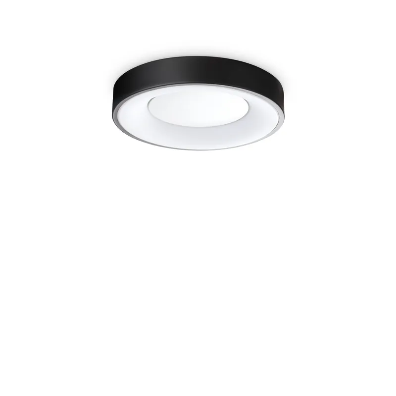 Plafoniera mini a led con struttura in metallo riflettente rotonda - 15W - Lumen 1350 - 3000k Luce Calda - IP20 Consegna Rapida