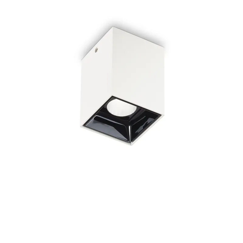 Faretto da soffitto piccolo a led struttura in alluminio e diffusore in acrilico - 10W - Lumen 1000 - 3000k Luce Calda - IP20 Occasione Imperdibile