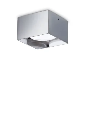 Vendita Finale Faretto da soffitto con struttura in alluminio quadrata e diffusore in acrilico - 15W - IP20