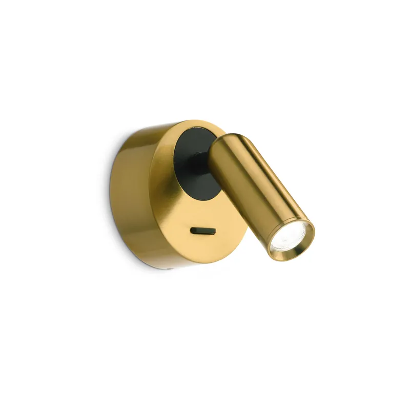 Spedito Oggi Applique da parete con diffusore a led orientabile e base rotonda - 3W - Lumen 260 - 3000k Luce Calda - IP20