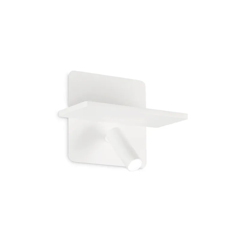 Sconto Applique led diffusore tubolare orientabile e diffusore sul retro e USB - 10W - Lumen 1150 - 3000k Luce Calda - IP20