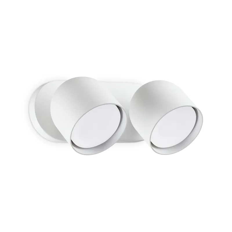 Solo Oggi Applique da parete a led con doppio diffusore in metallo orientabile - 15W - IP20