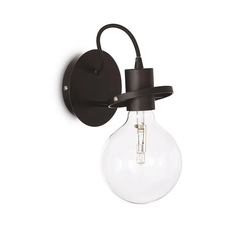 Must-Have Applique da parete in metallo con diffusore in vetro orientabile - 60W - IP20