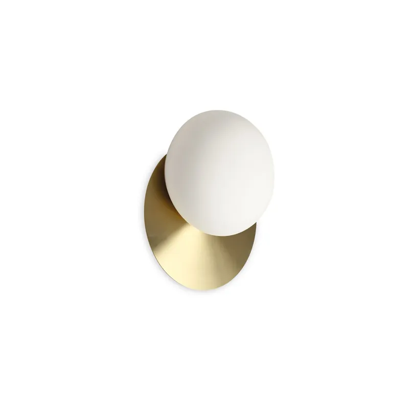 Applique a parete in metallo con diffusore in vetro dal design moderno - 15W - IP20 Offerta Speciale