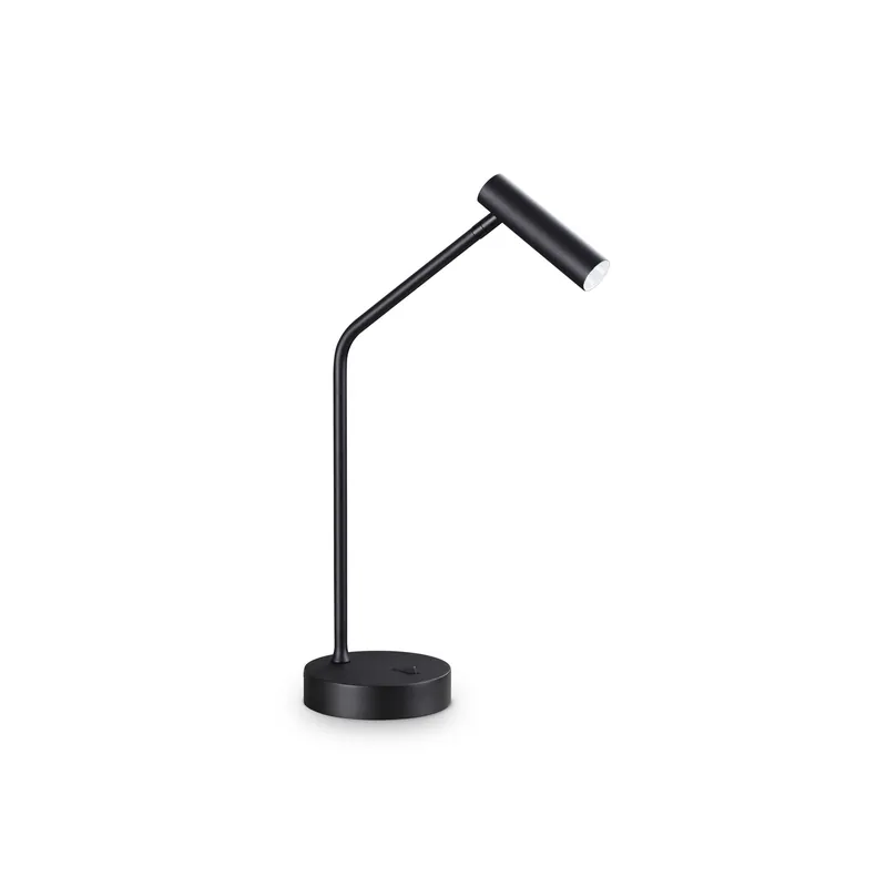 Reso Gratuito Lampada da tavolo a led con struttura in metallo e diffusore orientabile - 3W - Lumen 420 - 3000k Luce Calda - IP20