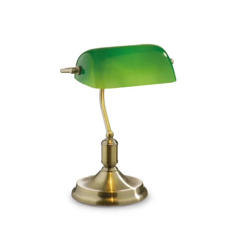 Lampada da scrivania in metallo con diffusore in vetro soffiato - 60W - IP20 Ultimissimo Modello