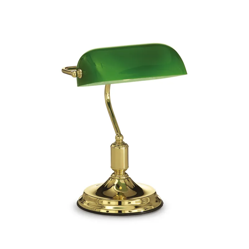 Ultime Pezzi Lampada da scrivania in metallo con diffusore in vetro soffiato - 60W - IP20