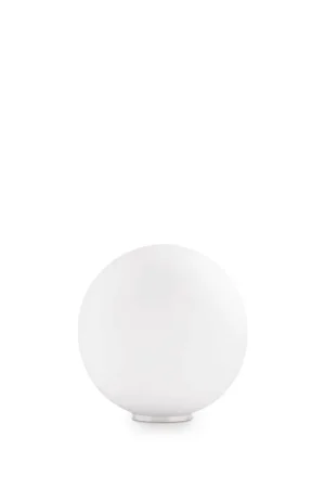 Abatjour moderna con base in metallo e diffusore in vetro soffiato - 4W - IP20 Popolare
