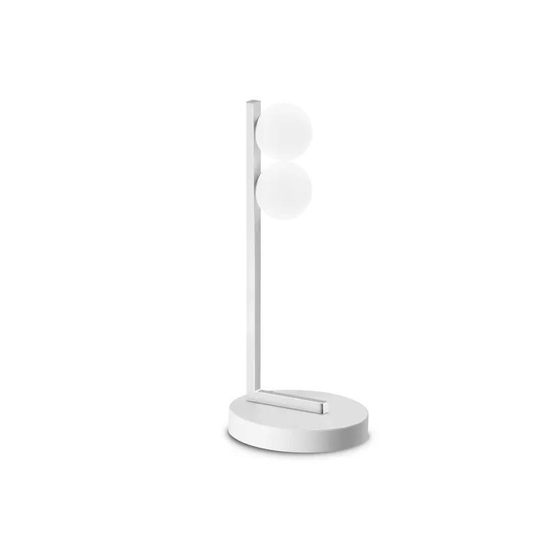 Lampada da tavolo a led design moderno con 2 diffusori in acrilico - 6W - Lumen 500 - 3000k Luce Calda - IP20 Ultime Pezzi