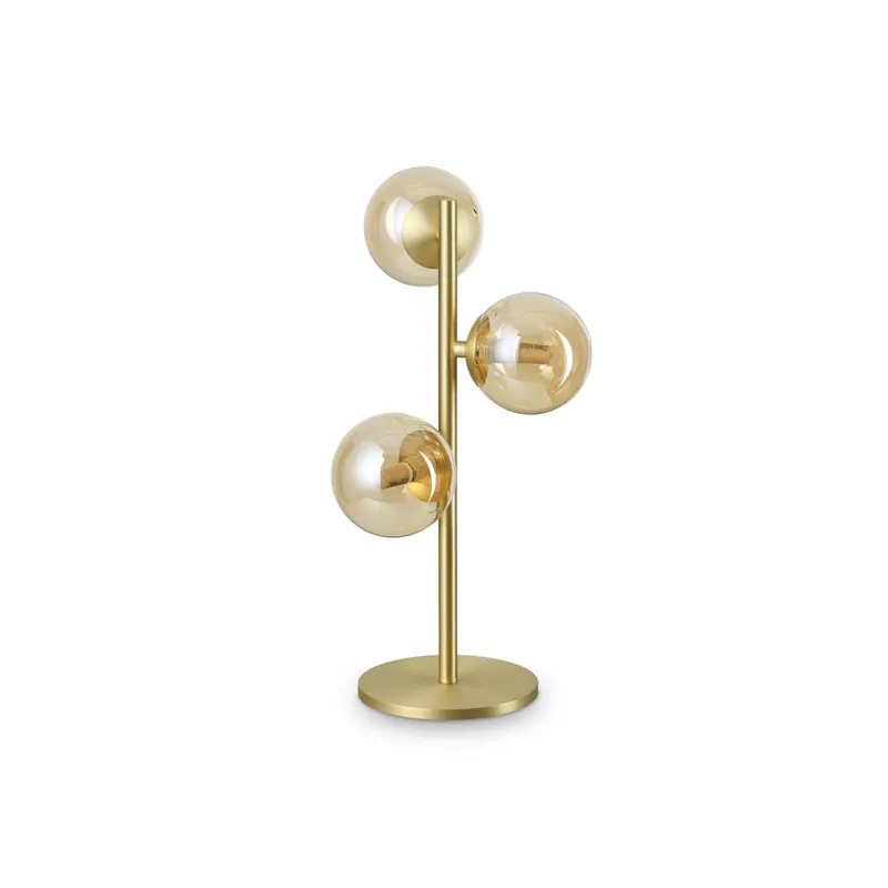 Prezzo Conveniente Lampada da tavolo design moderno con 3 diffusori in vetro soffiato - 15W - IP20