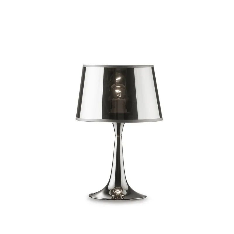 Prezzo Scontato Lampada da comodino con struttura in metallo e diffusore in lamina di pvc - 60W - IP20