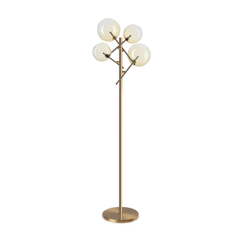 Offerta Piantana moderna in metallo con 4 diffusori in vetro borosilicato - 2W - IP20