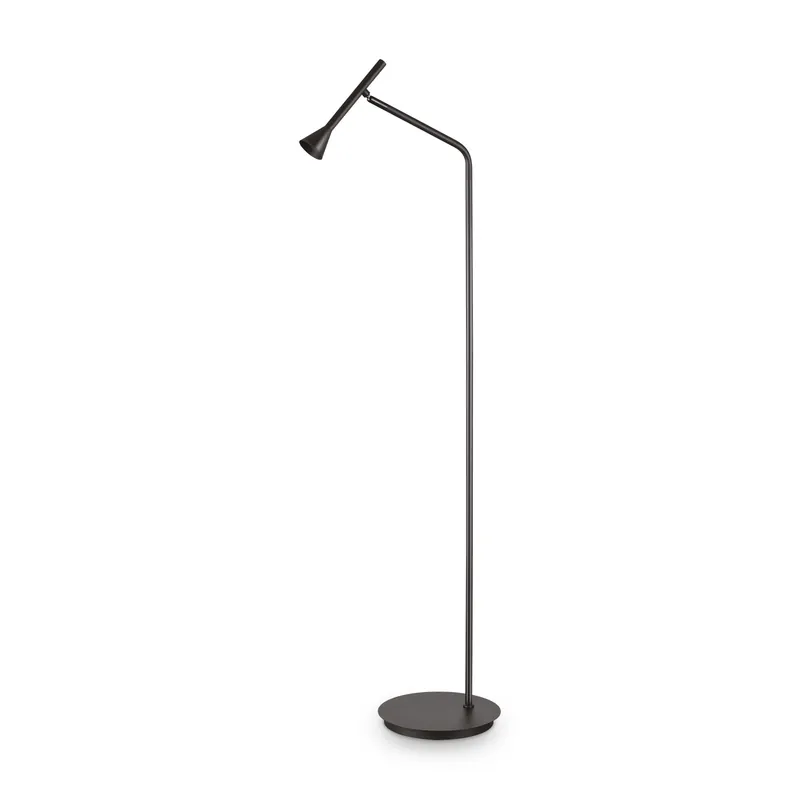 Lampada da terra a led moderna con struttura in metallo e diffusore orientabile - 4W - Lumen 280 - 3000k Luce Calda - IP20 Direttamente Dal Produttore