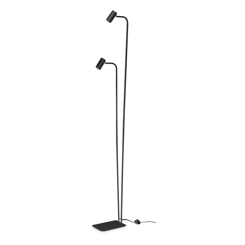 Sconto Piantana moderna con doppio diffusore orientabile struttura in metallo - 28W - IP20