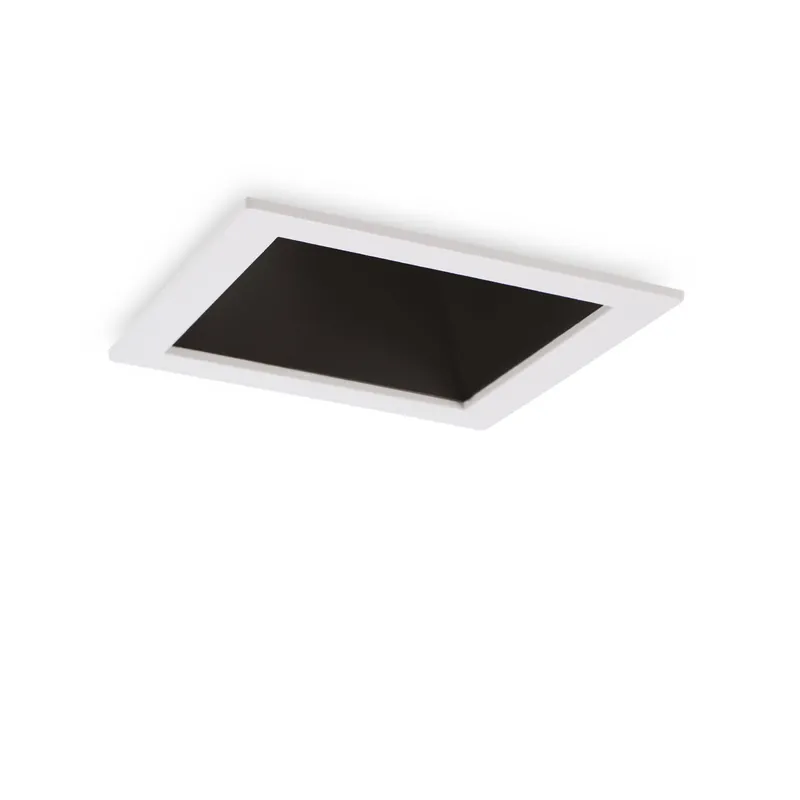 Prezzo Basso Faretto da incasso a led con struttura in allumnio quadrato - 11W - Lumen 950 - 3000k Luce Calda - IP20