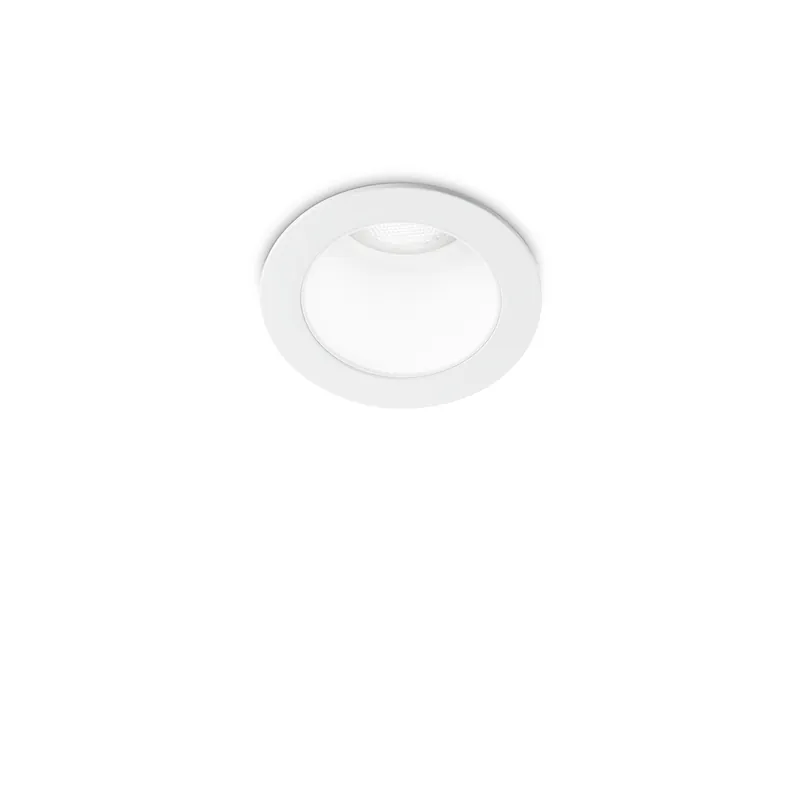 Faretto da incasso medio a led con struttura rotonda in alluminio - 3W - Lumen 230 - 3000k Luce Calda - IP20 Promozione Esclusiva