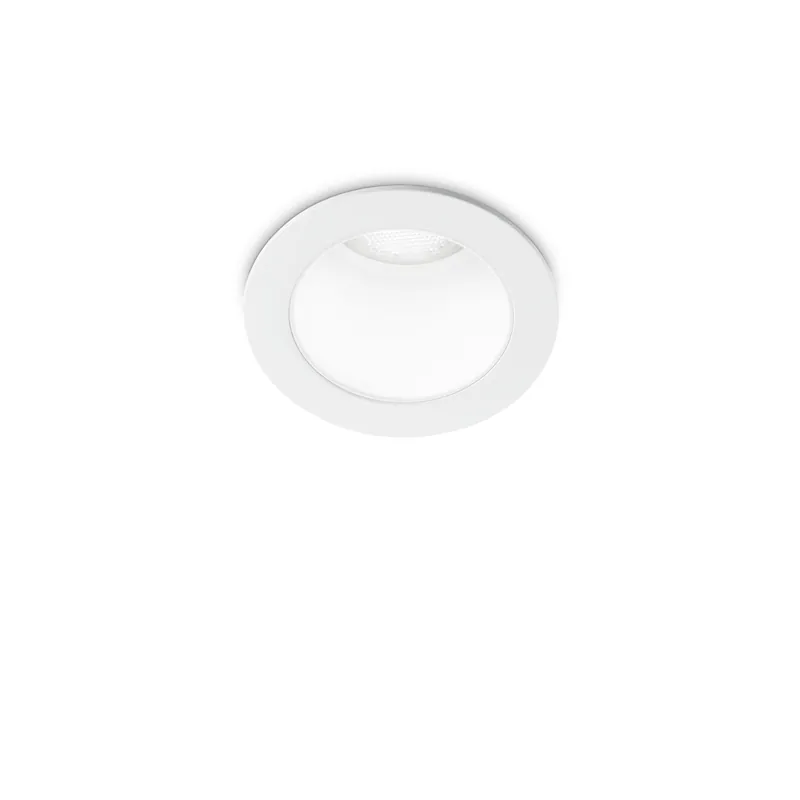 Faretto da incasso grande a led con struttura rotonda in alluminio - 5W - Lumen 320 - 3000k Luce Calda - IP20 Promozione