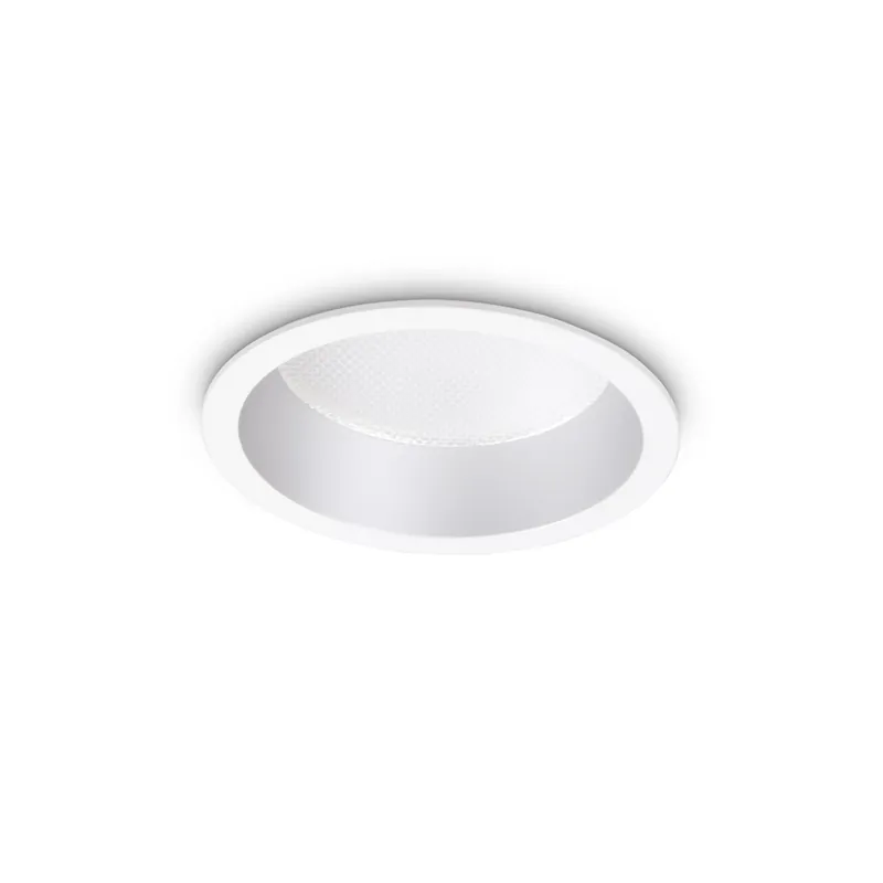 Faretto da incasso piccolo a led con struttura in alluminio rotonda - 10W - Lumen 1400 - 4000k Luce Naturale - IP20 Offerta Del Giorno