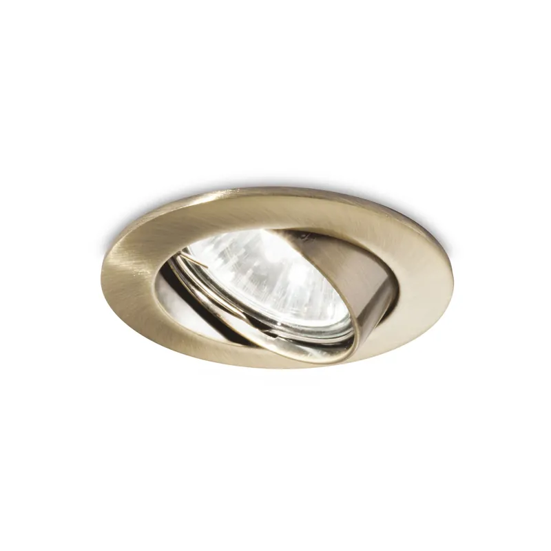Faretto da incasso con struttura in alluminio rotonda e diffusore orientabile - 28W - IP20 Sconto