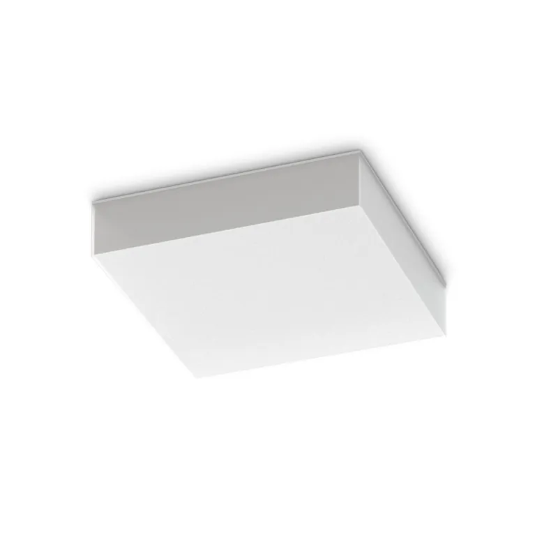 Promo Stagionale Plafoniera per esterno a led struttura in alluminio e diffusore in policarbonato - 18W - Lumen 1900 - 3000k Luce Calda - IP65