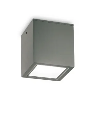 Plafoniera da esterno grande in alluminio con diffusore in vetro - 20W - IP54 Scelto Dai Clienti