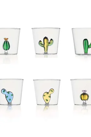 Set 6 pezzi Bicchieri tumbler assortiti Prezzo Di Fabbrica