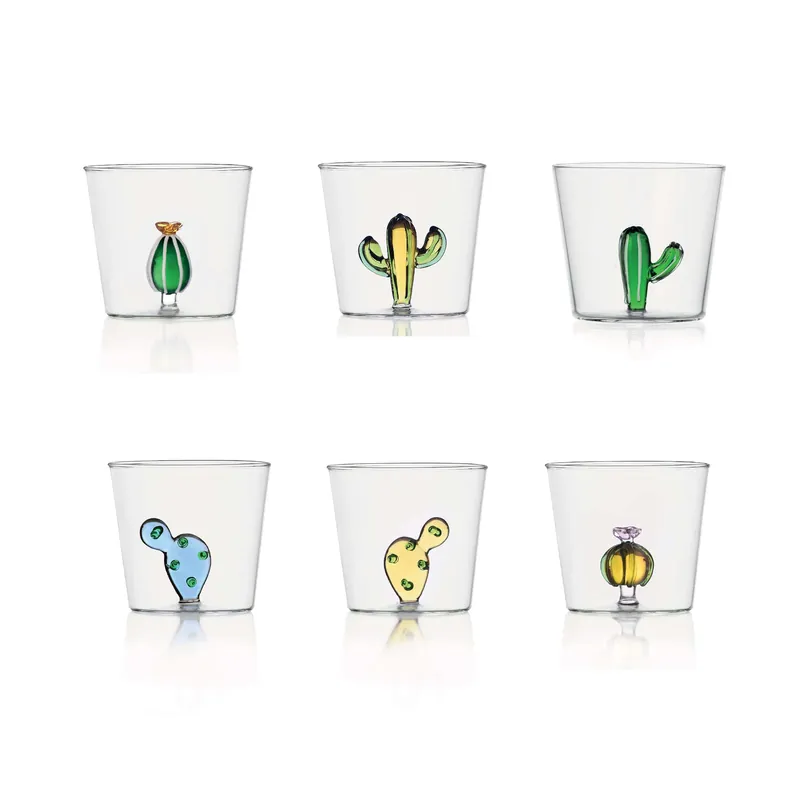 Set 6 pezzi Bicchieri tumbler assortiti Prezzo Di Fabbrica