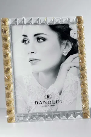 Reso Gratuito Cornice portafoto in cristallo a mosaico dal design elegante - Foto 20x25