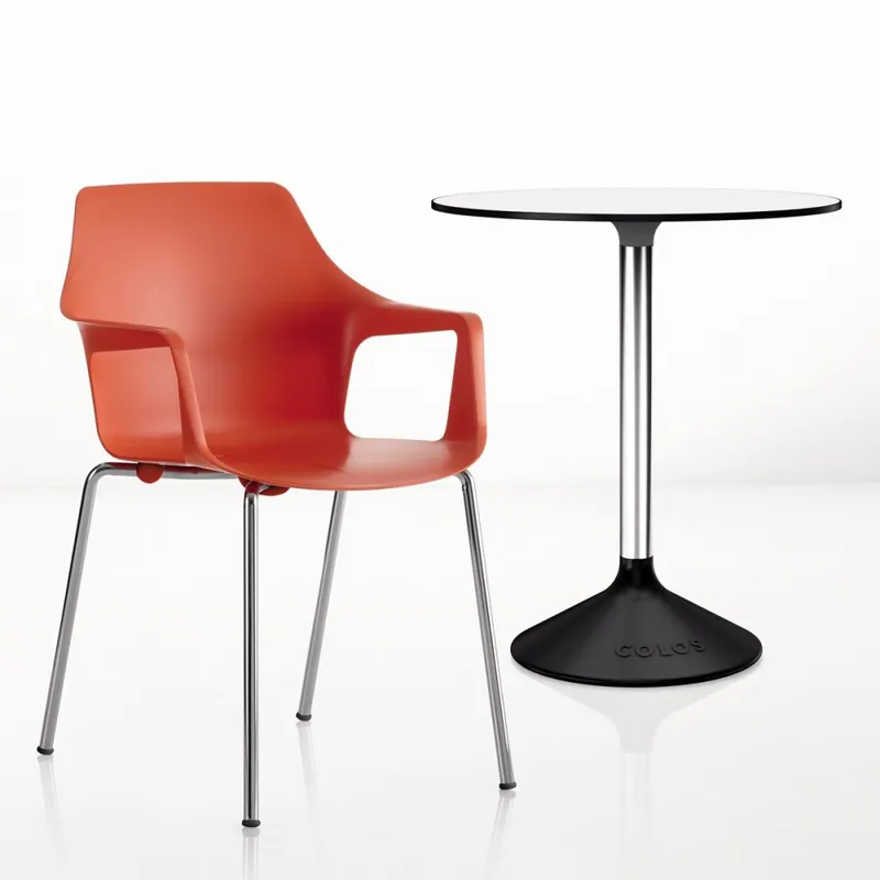 Sedia in plastica e metallo Vesper Super Prezzo