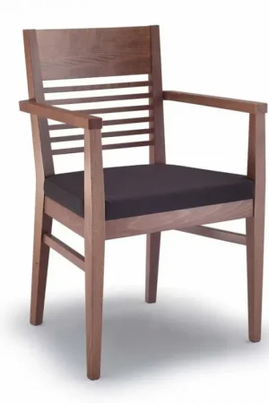 Ultima Occasione Poltroncina in legno e stoffa o similpelle Zinnia P 210