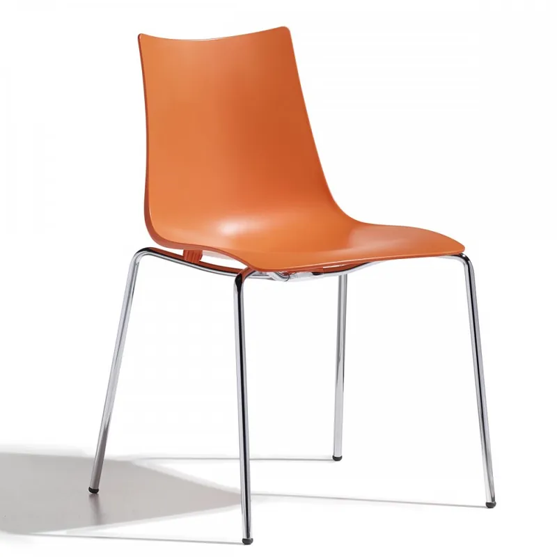 Sconto Sedia da cucina in tecnopolimero colorato Zebra Tecno