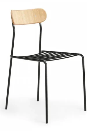 Offerta Limitata Sedia in acciaio e legno Uti WB