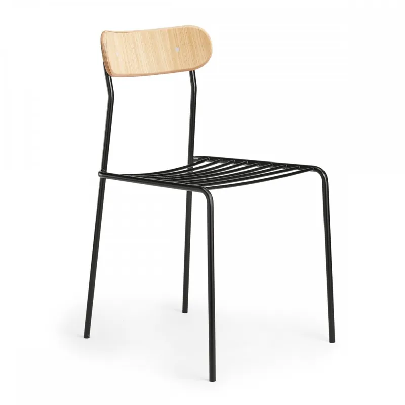 Offerta Limitata Sedia in acciaio e legno Uti WB