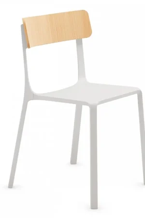 Miglior Prezzo Sedia in alluminio e legno di design Ruelle WB