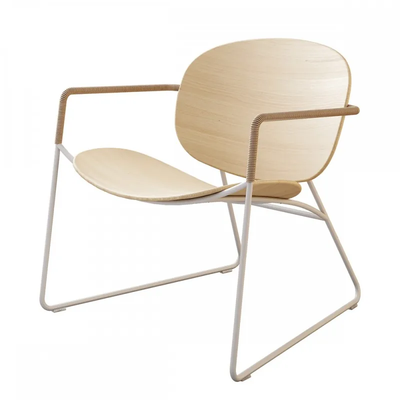 A Buon Prezzo Sedia lounge in multistrato curvato Tondina Lounge