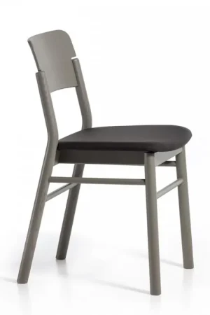 Compra Adesso Sedia moderna in legno, sedile imbottito Pop S