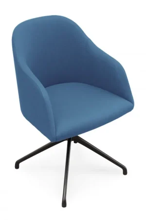 Poltrona girevole di design con base in metallo Neo PL XL Girevole Prezzo Scontato