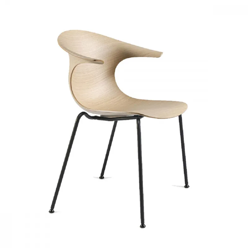 Sedia design legno impilabile Loop 3D W Nuova Collezione