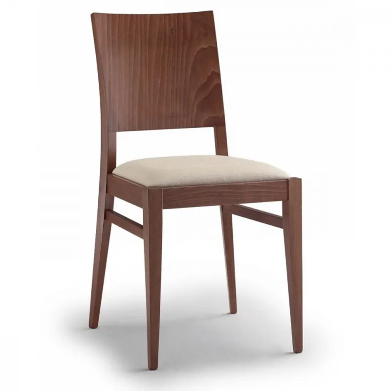Sedia con schienale in legno Geranio 120 Promozione