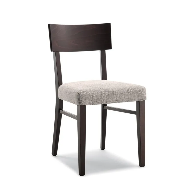 Bestseller Sedia da cucina in legno massello imbottita 168 TS