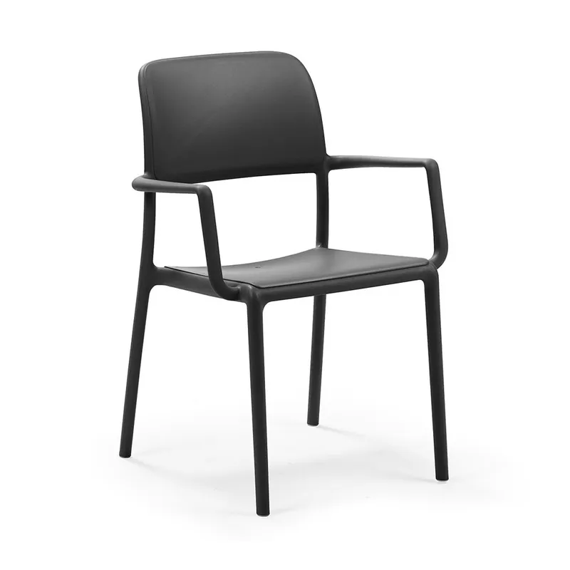 Super Prezzo Sedia da giardino con braccioli in plastica Riva