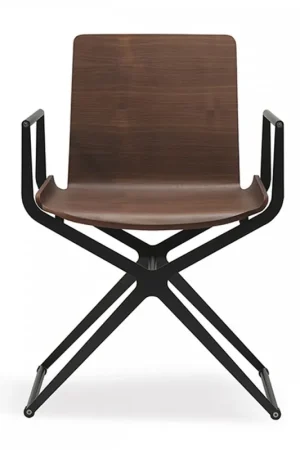 Sedie regista di design in acciaio e multistrato Ciak SX Offerta Limitata