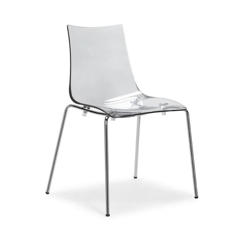 Offerta Lampo Sedia in plastica e acciaio Zebra Antishock